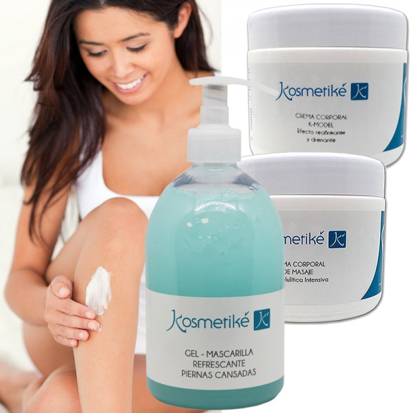 Cosmetic Treatment Take care of your Kosmetiké Body: Reducing Anti-Cellulite Cream + Refreshing Gel + Firming Cream